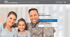 Desktop Screenshot of meridiandentalfalcon.com