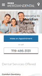 Mobile Screenshot of meridiandentalfalcon.com